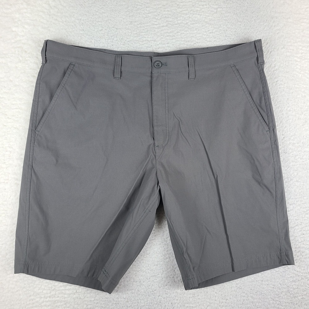 Eddie Bauer Shorts Mens 40 Dark Gray 10" Inseam Hybrid Rainier Performance